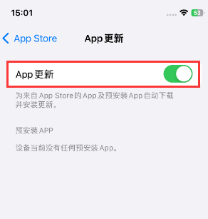 子长苹果15维修中心如何让iPhone15APP自动更新